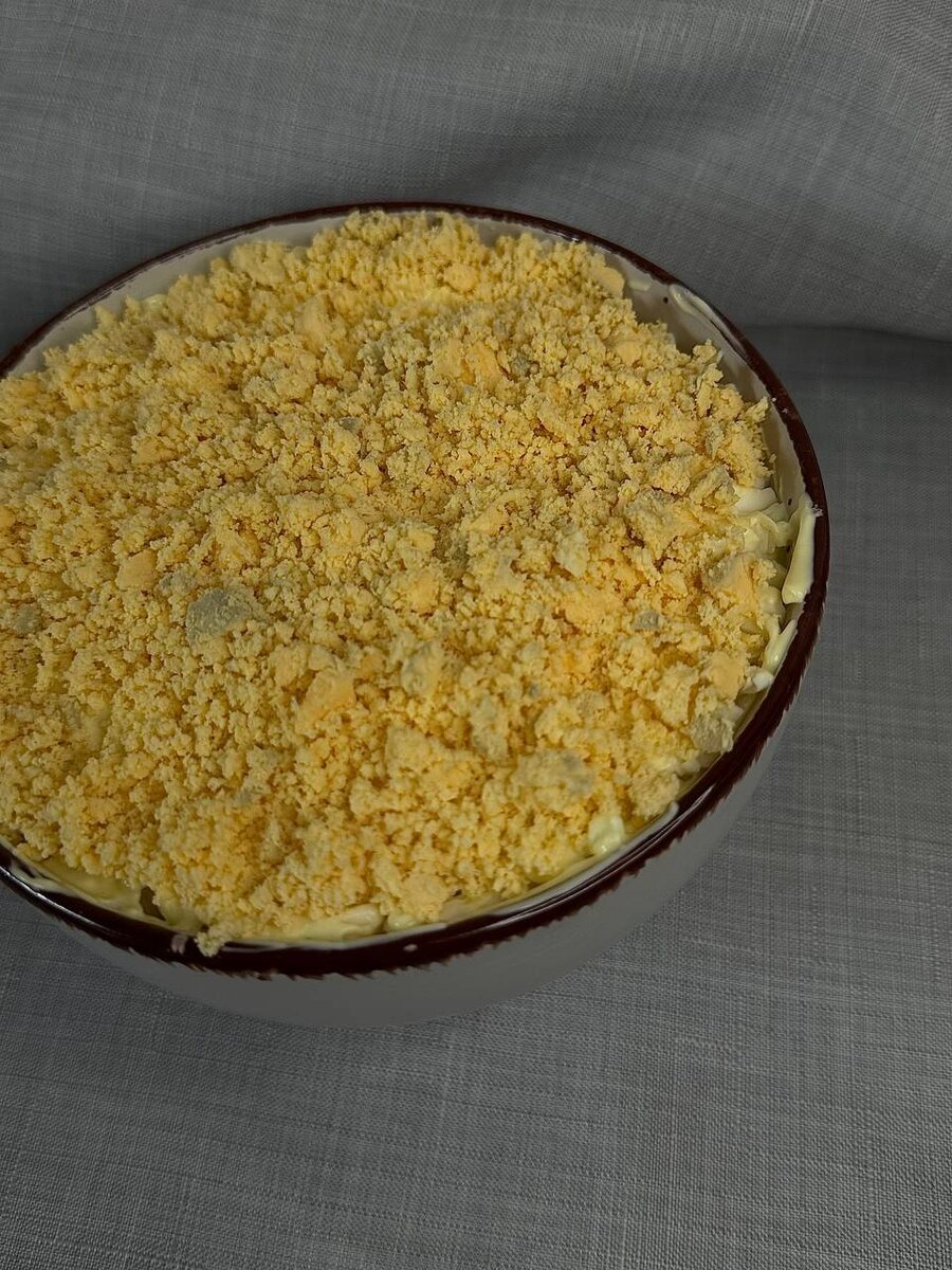 Простой и Вкусный Салат Мимоза с Тунцом