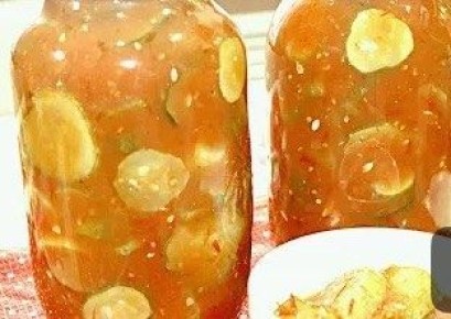 Как приготовить огурцы на зиму в ароматной томатной заливке