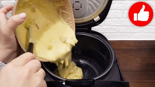 Нежный манник с нектаринами в мультиварке: идеальное лакомство к чаю