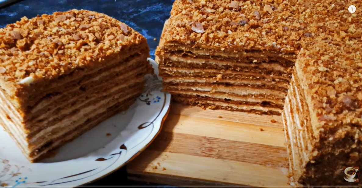 Изысканный медовый торт с вареной сгущенкой, который покорит ваше сердце