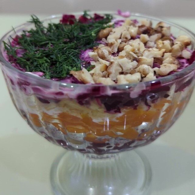 Необычный салат, который станет украшением любого стола