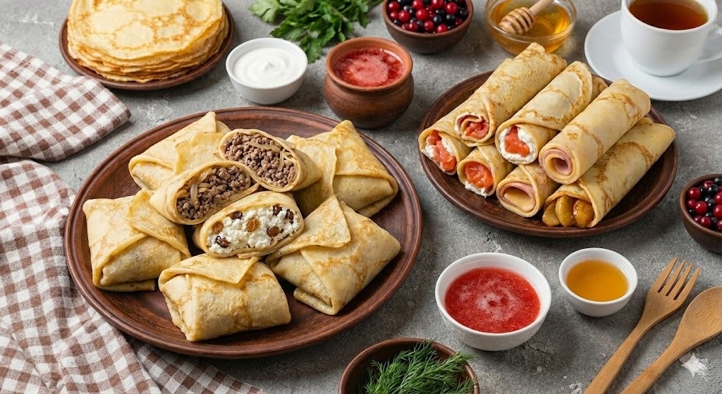 Уникальные начинках для блинов, которые порадуют всю семью