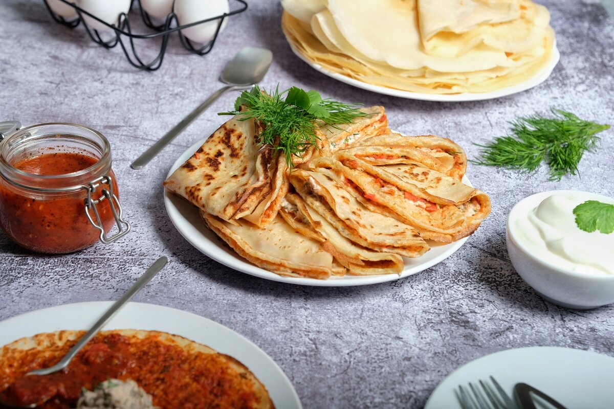 Мир тунца: блинчики с нежной начинкой