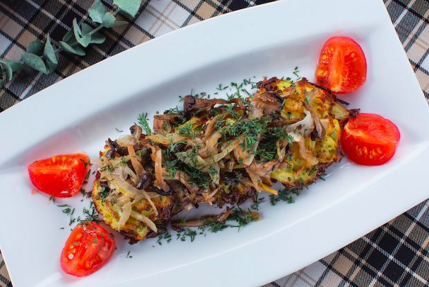 Драники из брокколи