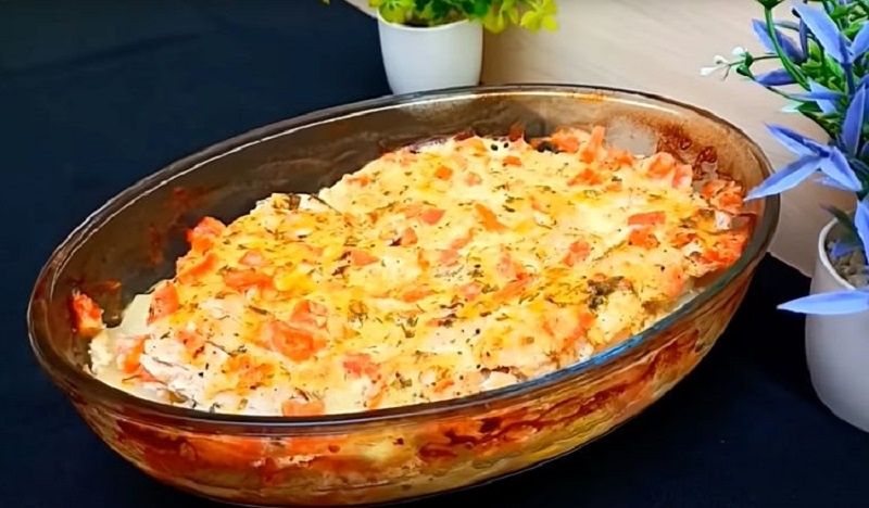 Нежная запеканка из курицы или индейки с йогуртовым маринадом