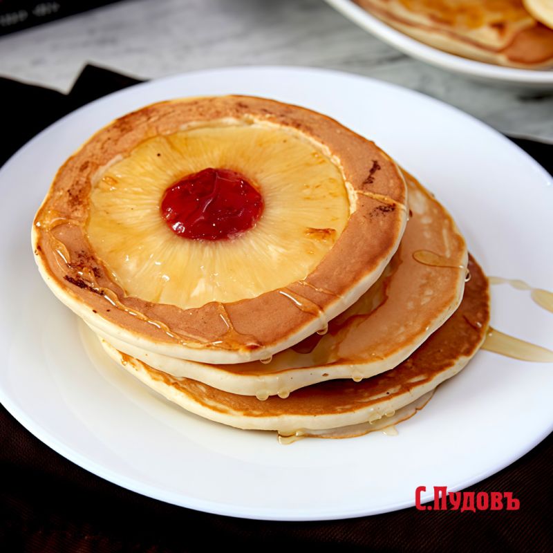 Сладкий праздник: Панкейки с ананасами на Всемирный день фрукта