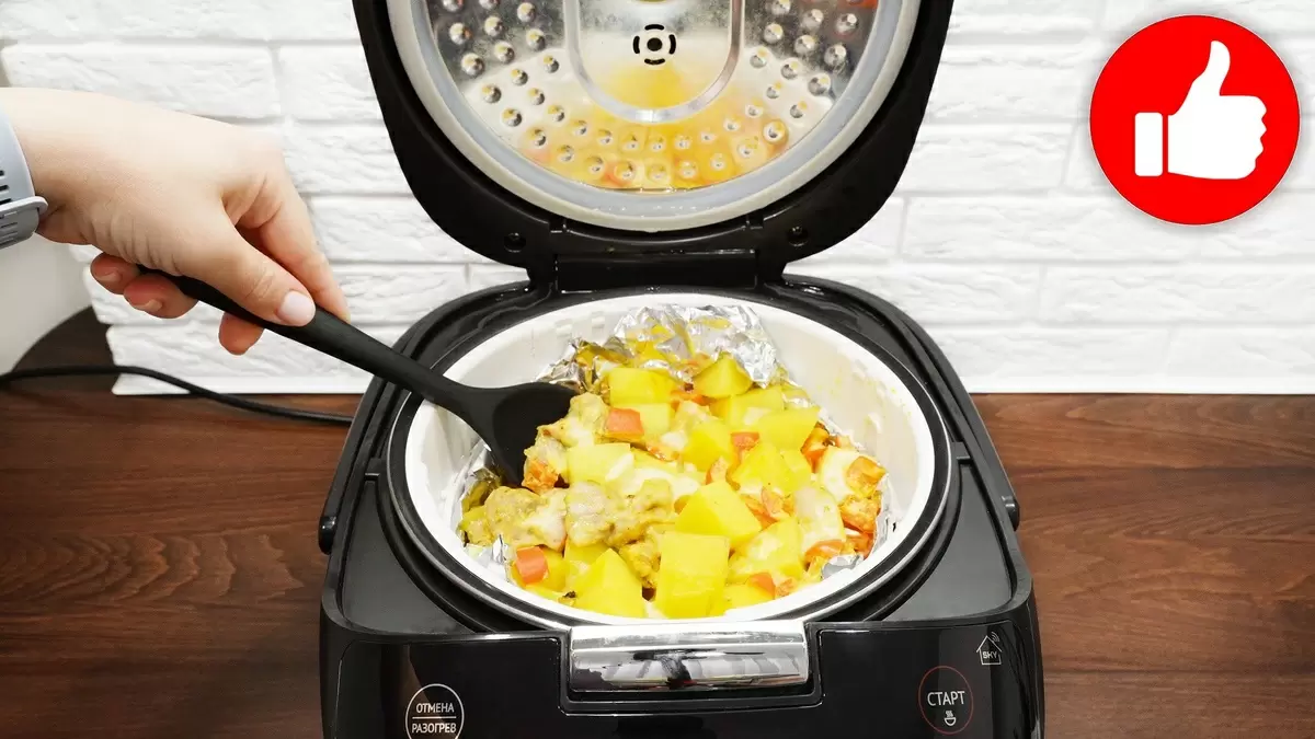 Как быстро приготовить курицу с картошкой на пару в мультиварке