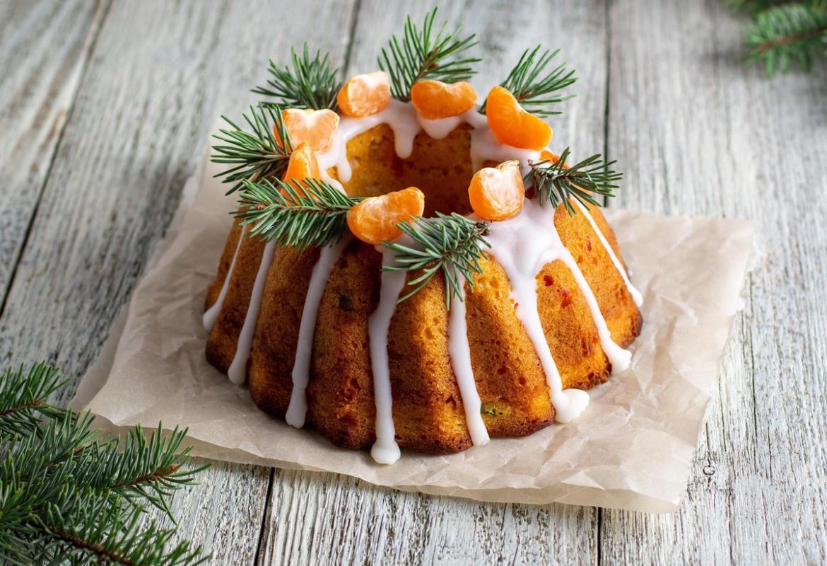 Пирог с мандаринами и имбирем: вкусный акцент новогоднего стола